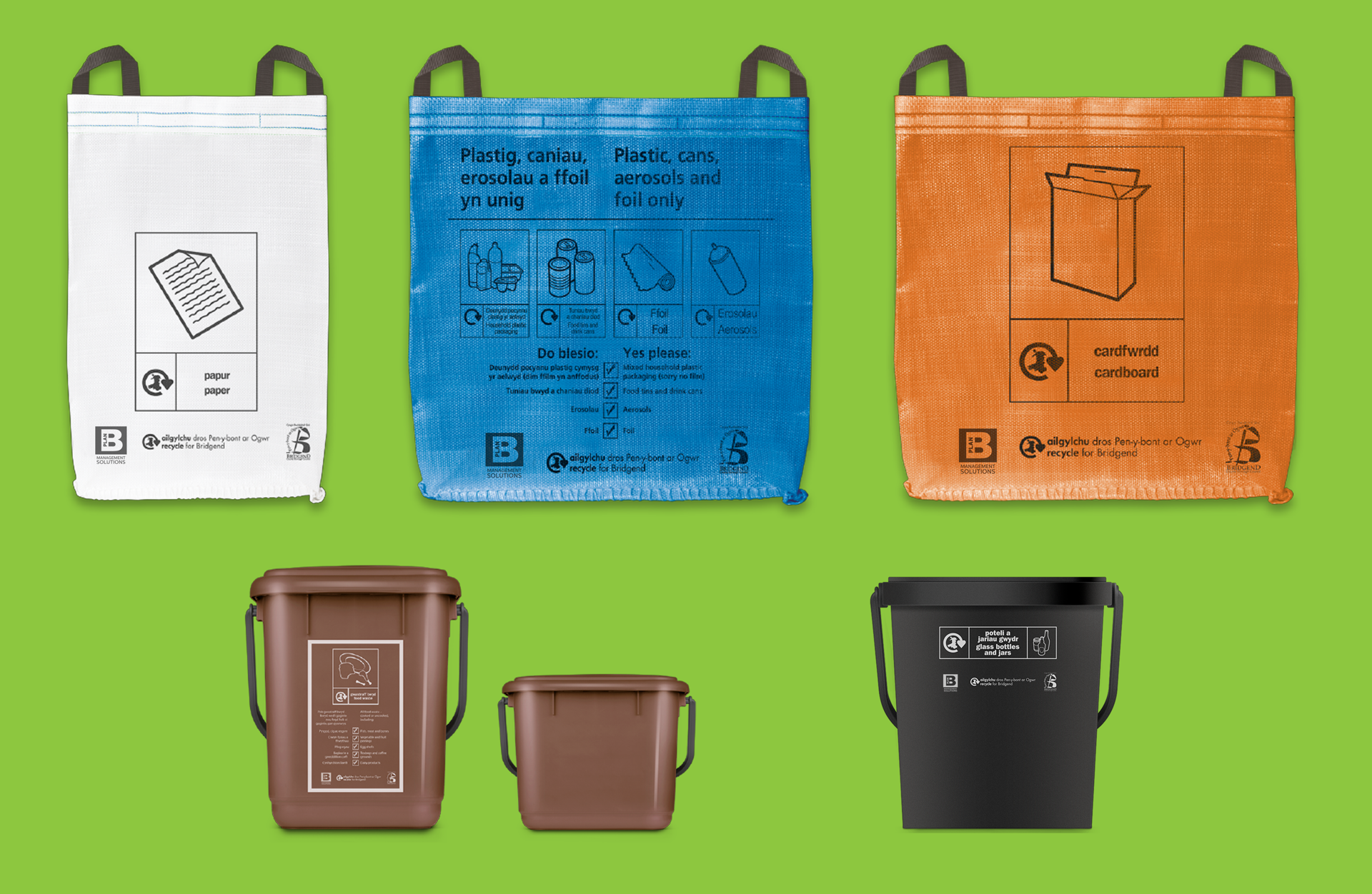 Recycling and waste containers